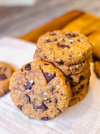 Keto Brown Butter Chocolate Chunk Cookies